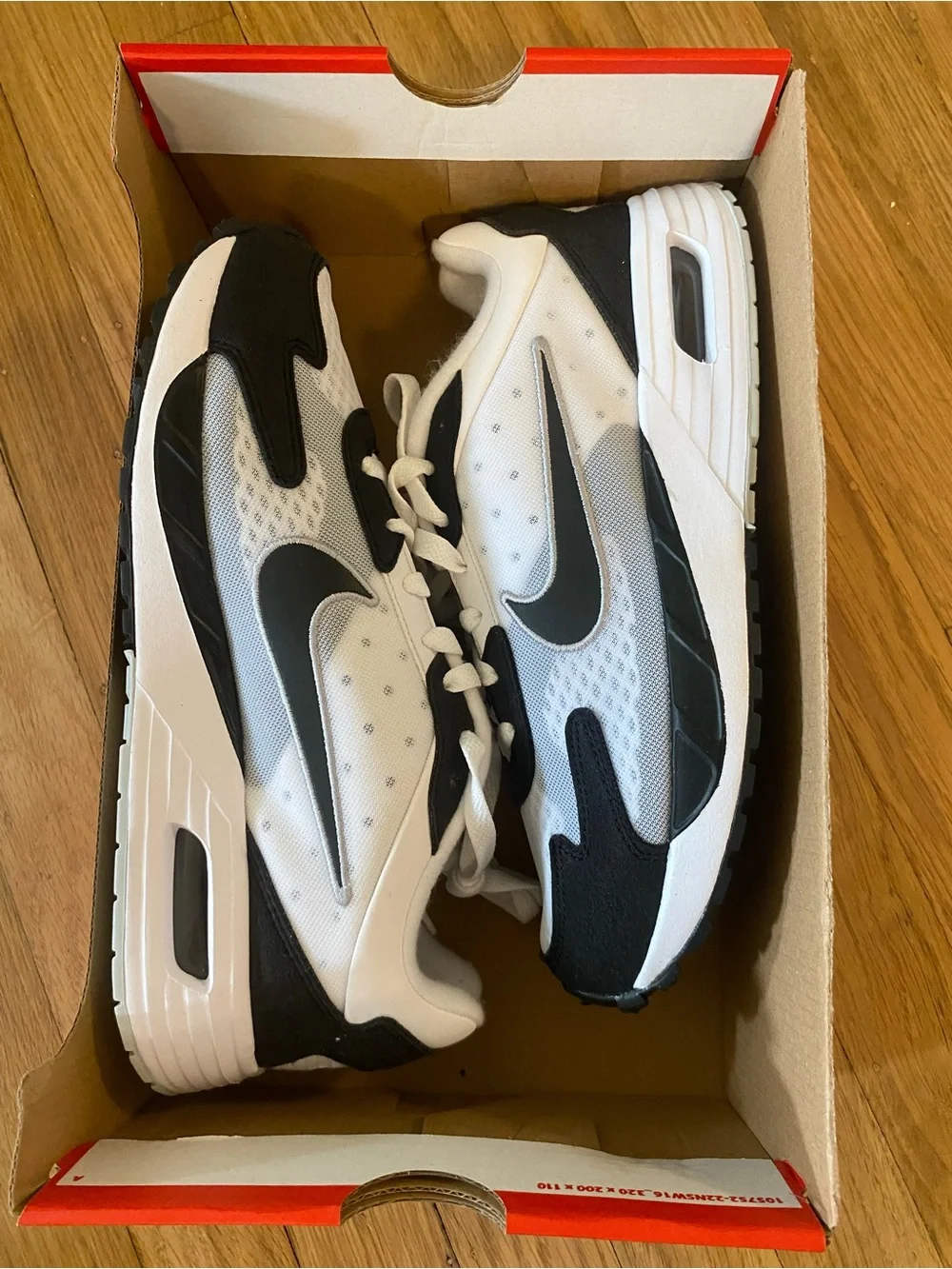 NEW Nike Air Max Solo White Black Platinum Shoes Men's